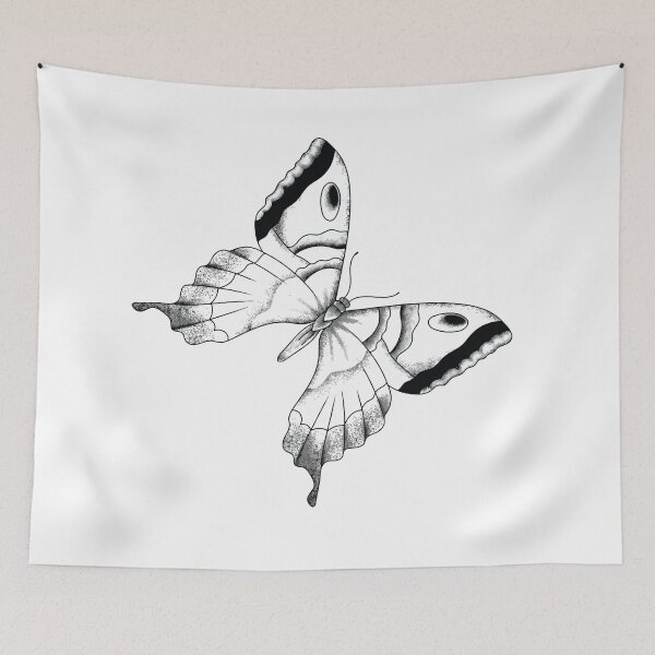 Item preview, Butterflies Hand Drawing  designed and sold by DIYarts.