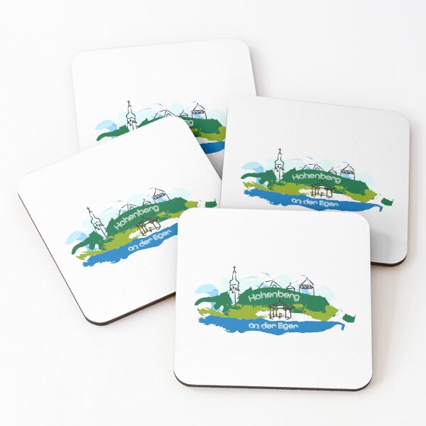 Item preview, Hohenberg seen from the river Eger designed and sold by Lokalpatrioten.