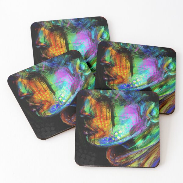 Item preview, BTS Jungkook Abstract Digital Portrait Painting designed and sold by csketchbook.