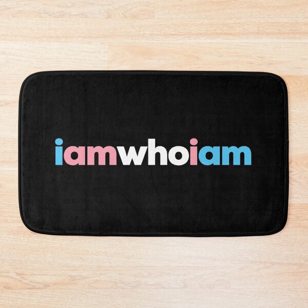 Item preview, I Am Who I Am. Transgender Pride designed and sold by Subtle Pride Shop.