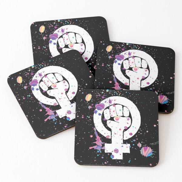 Item preview, Rainbow Splatter Feminist Venus Power Fist designed and sold by XXRebellion.