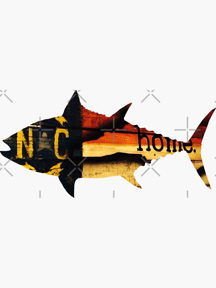NC Tuna Fishing Sticker