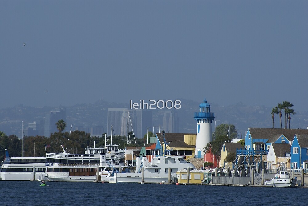 "Lighthouse 1; Marina Del Rey, CA USA" by leih2008 Redbubble