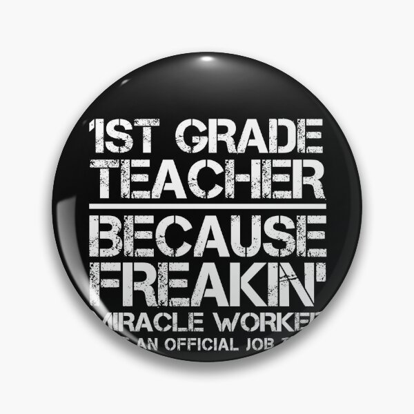 Item preview, 1st Grade Teacher Miracle Worker designed and sold by clickmostro.