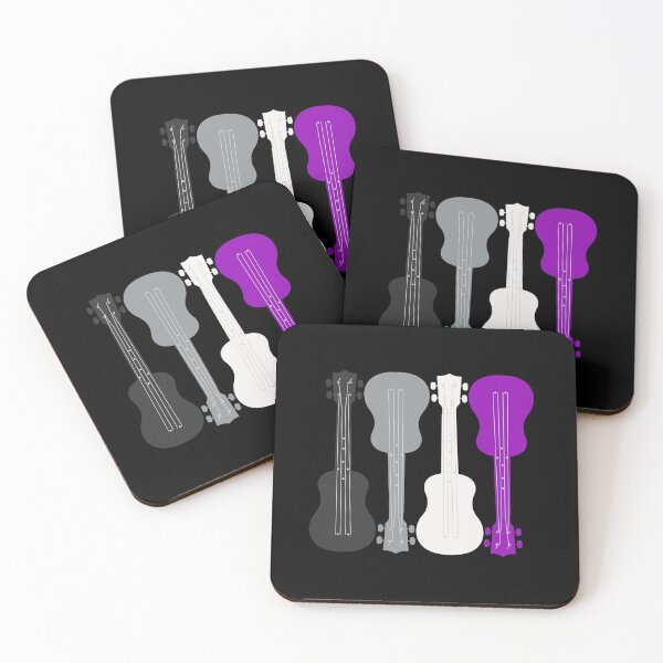 Item preview, Guitars Ace Pride Flag. Asexual Pride designed and sold by Subtle Pride Shop.