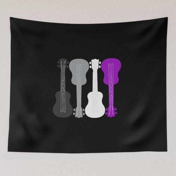 Item preview, Guitars Ace Pride Flag. Asexual Pride designed and sold by Subtle Pride Shop.