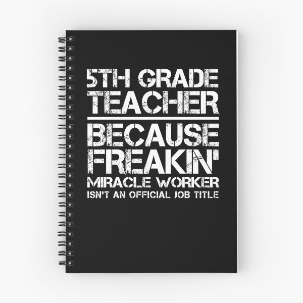 Item preview, 5th Grade Teacher Miracle Worker designed and sold by clickmostro.