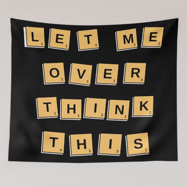 Item preview, Let Me Overthink This (Dark ver.) designed and sold by quirky-artistry.