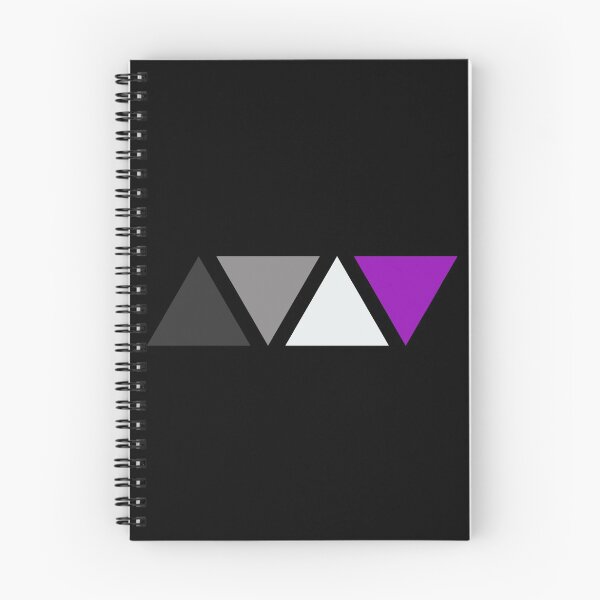 Item preview, Bandera del orgullo asexual con triángulos. Orgullo asexual sutil designed and sold by Subtle Pride Shop.