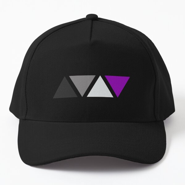 Aperçu de l'œuvre Drapeau de la fierté asexuée à triangles. Fierté asexuée subtile créée et vendue par Subtle Pride Shop.