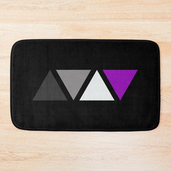 Item preview, Triangles Asexual Pride Flag. Subtle Asexual Pride designed and sold by Subtle Pride Shop.