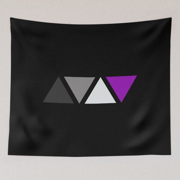 Item preview, Triangles Asexual Pride Flag. Subtle Asexual Pride designed and sold by Subtle Pride Shop.