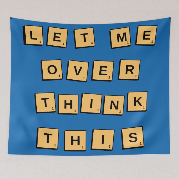 Item preview, Let Me Over Think This designed and sold by quirky-artistry.