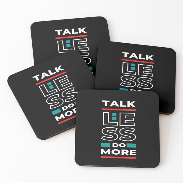 Item preview, Talk less do more  designed and sold by Megh Trivedi.
