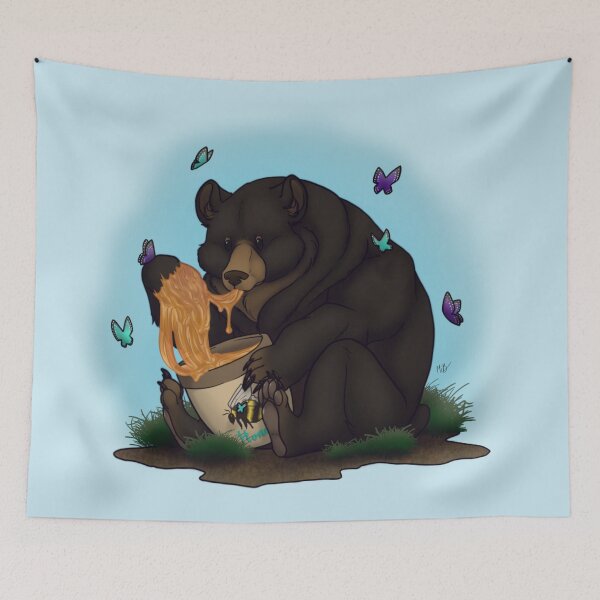 Item preview, honey bear- aforceofart designed and sold by aforceofart.