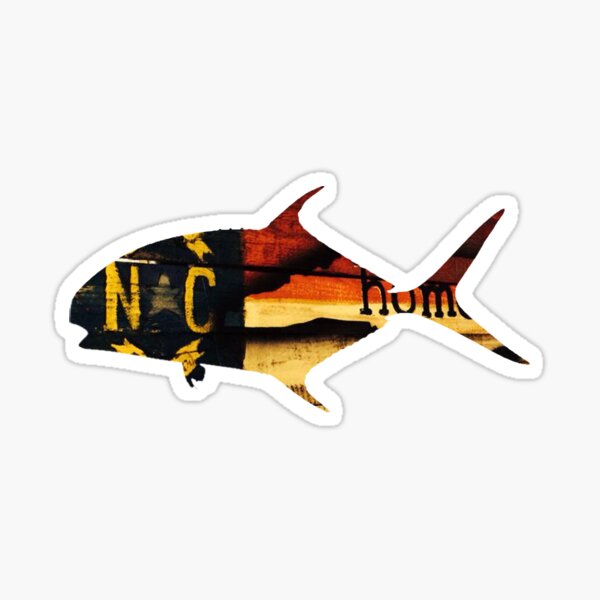 Permit North Carolina Fishing Sticker for Sale by Michael Garber