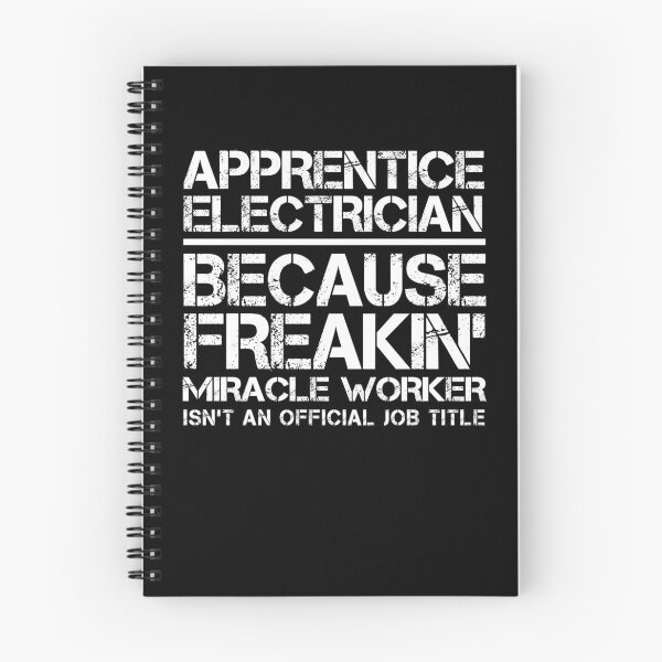 Item preview, Apprentice Electrician Miracle Worker designed and sold by clickmostro.