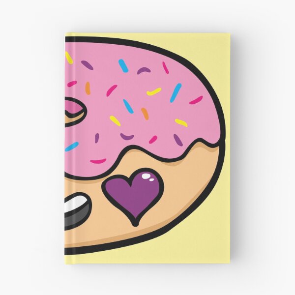Item preview, Strawberry Donut with Rainbow Sprinkles - cute kawaii illustration designed and sold by monkeysoup.