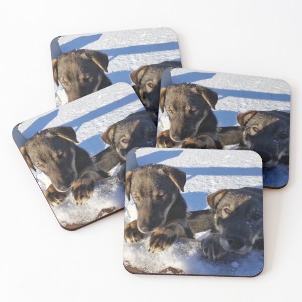 Item preview, Two Friendly Puppies designed and sold by Life-Pleasures.