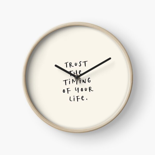 Item preview, Inspirational phrase clock designed and sold by Rodrittjj.