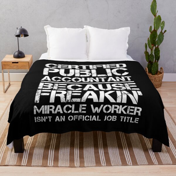 Item preview, Certified Public Accountant Miracle Worker, CPA Miracle Worker designed and sold by clickmostro.