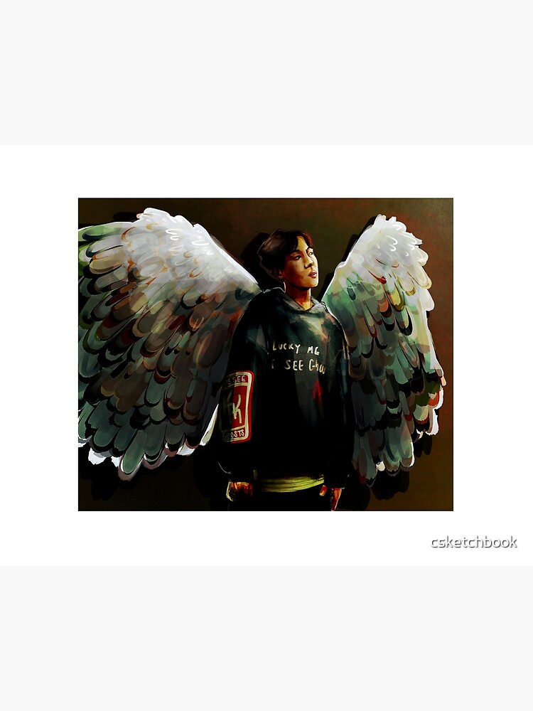 BTS Jhope Wings Digital Painting