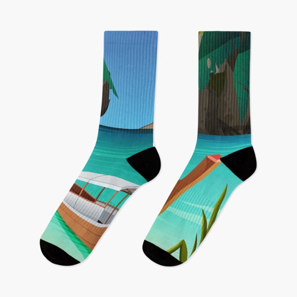 Item preview, Summer Vacation Tropical Beach Paradise designed and sold by Vector Scout Lab.