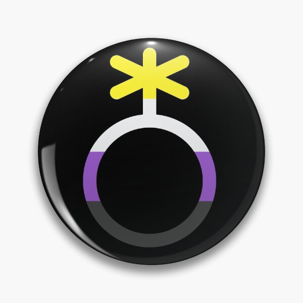 Item preview, Nonbinary Symbol. Non Binary Flag. Subtle Nonbinary Pride designed and sold by Subtle Pride Shop.