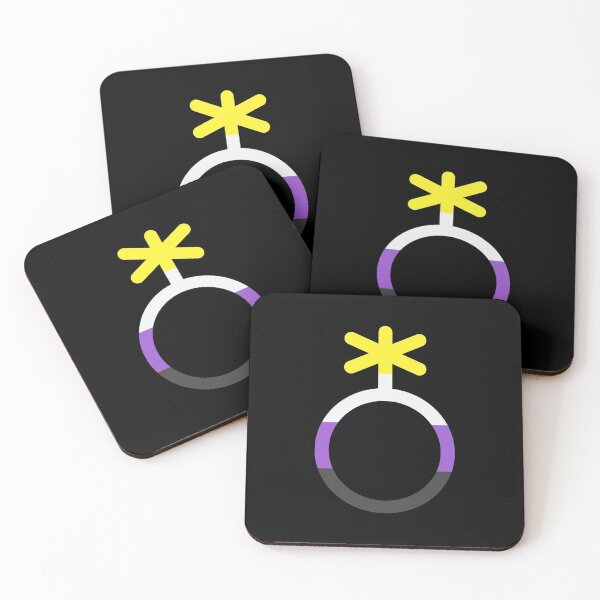Item preview, Nonbinary Symbol. Non Binary Flag. Subtle Nonbinary Pride designed and sold by Subtle Pride Shop.