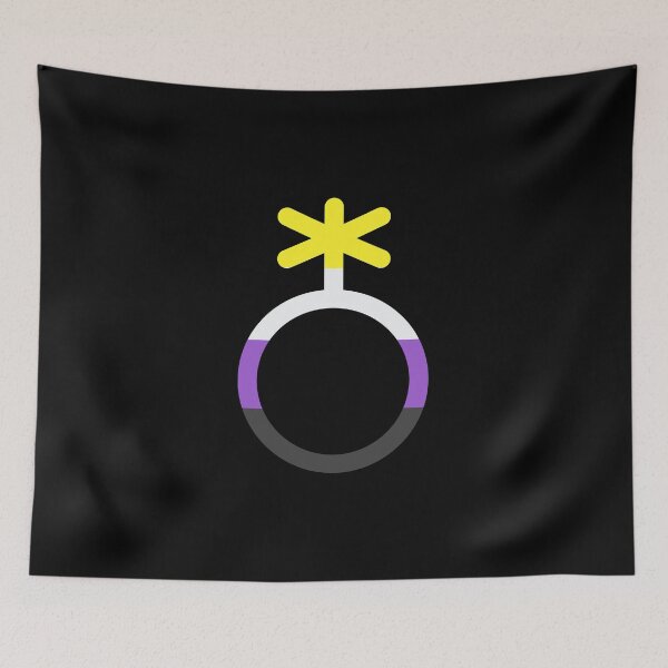 Item preview, Nonbinary Symbol. Non Binary Flag. Subtle Nonbinary Pride designed and sold by Subtle Pride Shop.