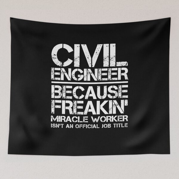 Item preview, Civil Engineer Miracle Worker designed and sold by clickmostro.