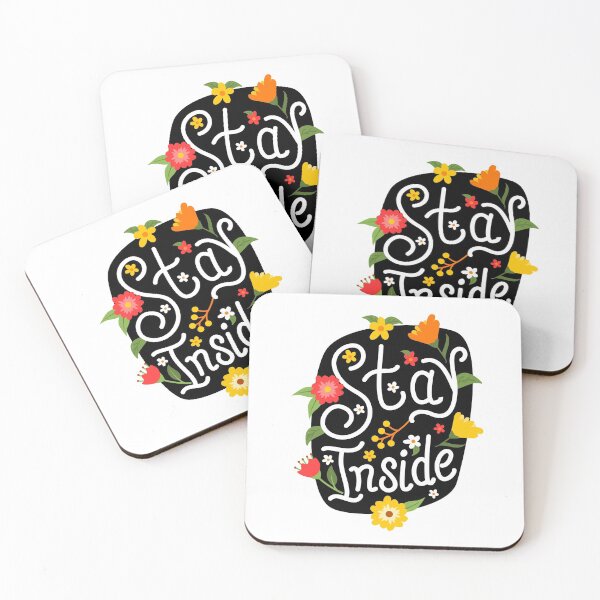 Item preview, Stay Inside - Floral Feminine Introvert Design designed and sold by mrhighsky.