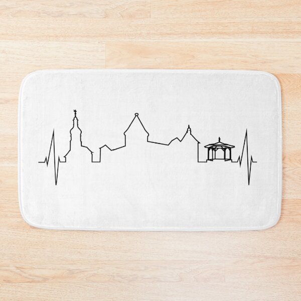 Item preview, Pulse of Hohenberg an der Eger (black) designed and sold by Lokalpatrioten.