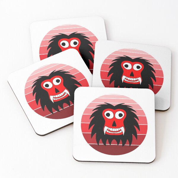 Item preview, Halloween Maha Sona Retro Red Face designed and sold by PodiShawna.