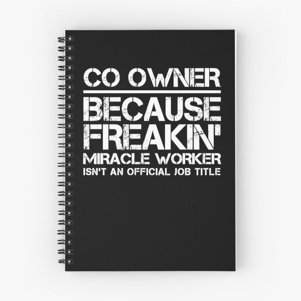 Item preview, Co Owner Miracle Worker designed and sold by clickmostro.