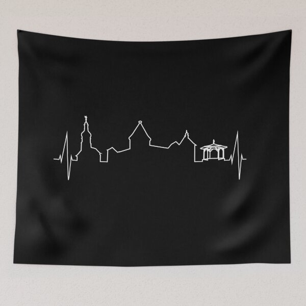 Item preview, Pulse of Hohenberg an der Eger (white) designed and sold by Lokalpatrioten.