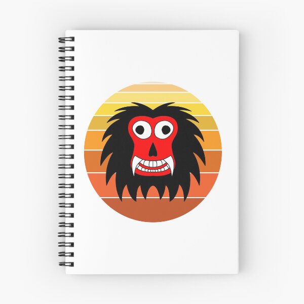 Item preview, Halloween Maha Sona Retro Orange Face designed and sold by PodiShawna.