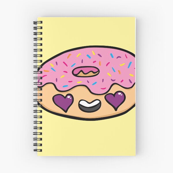 Item preview, Strawberry Donut with Rainbow Sprinkles - cute kawaii illustration designed and sold by monkeysoup.