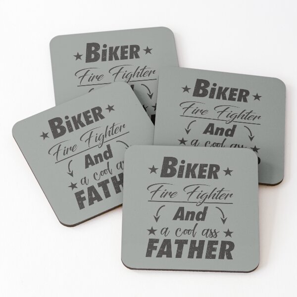 Item preview, Biker Fire Fighter Father designed and sold by StarsForgers.