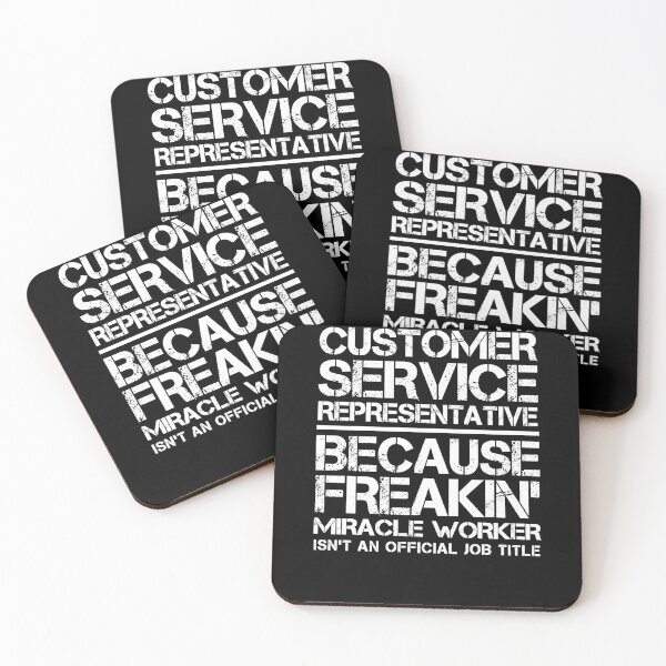 Item preview, Customer Service Representative Miracle Worker, Customer Service Rep Miracle Worker designed and sold by clickmostro.
