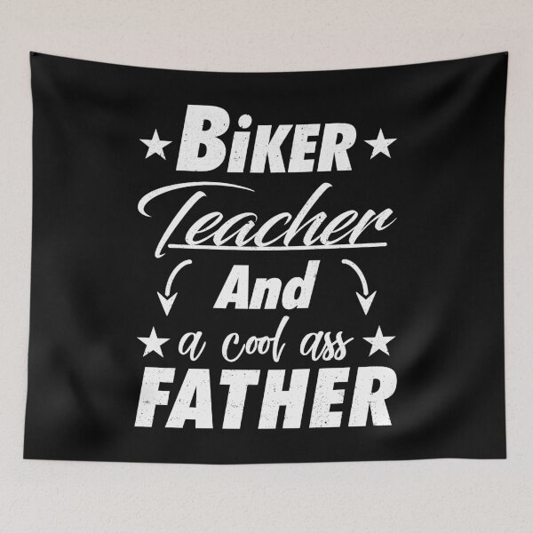 Item preview, Biker Teacher Father designed and sold by StarsForgers.
