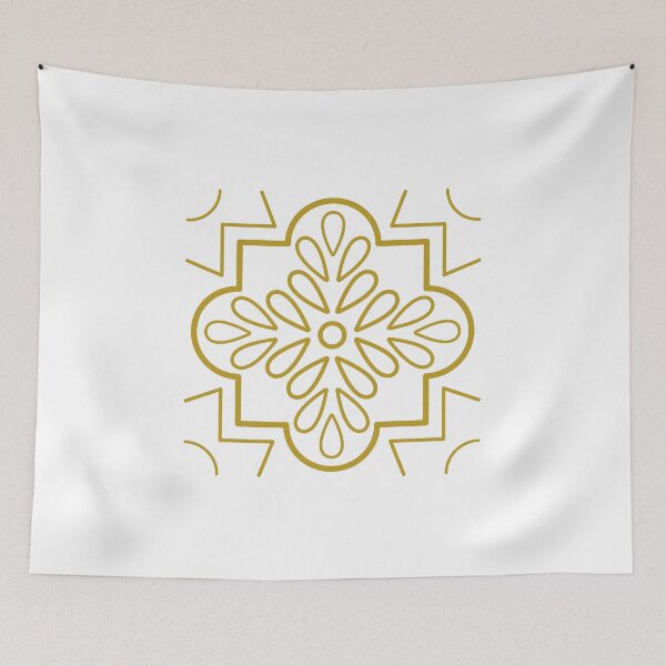 Item preview, Moroccan Tile Patterns 3 Gold designed and sold by kyds.