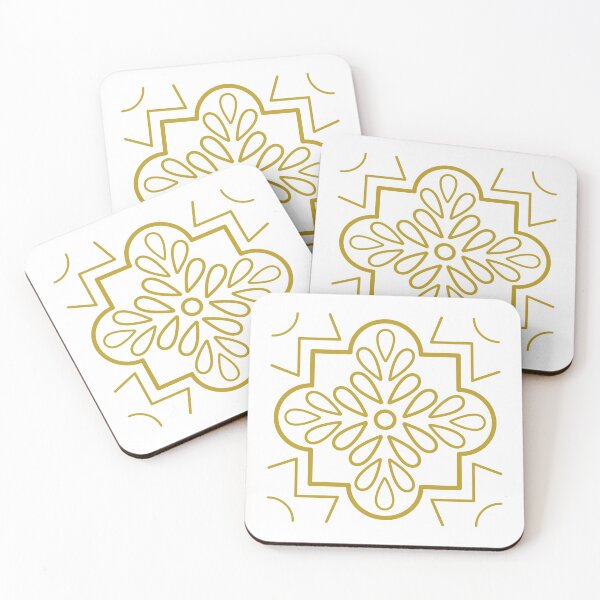 Item preview, Moroccan Tile Patterns 3 Gold designed and sold by kyds.