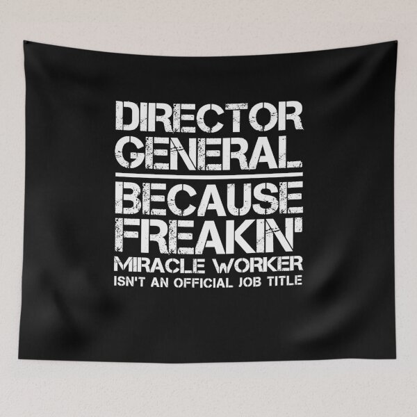 Item preview, Director General Miracle Worker designed and sold by clickmostro.