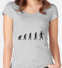 99 Steps of Progress - Public opinion Women's Fitted Scoop T-Shirt