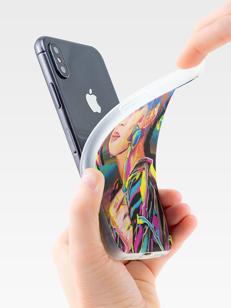 Disover BTS V Singularity Digital Painting iPhone Case