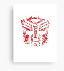Transformers - Autobot Wordtee Canvas Print