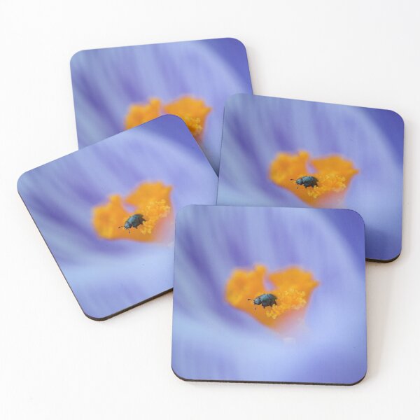 Item preview, Bug in Purple Crocus Plant designed and sold by Richard Howell Photography.
