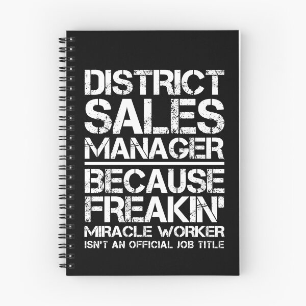 Item preview, District Sales Manager Miracle Worker designed and sold by clickmostro.