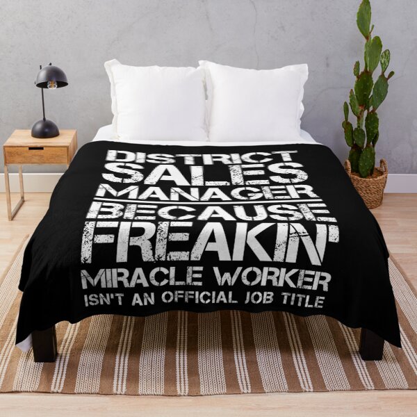 Item preview, District Sales Manager Miracle Worker designed and sold by clickmostro.